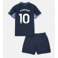 Tottenham Hotspur James Maddison #10 Udebane Trøje Børn 2023-24 Kortærmet (+ Korte bukser)